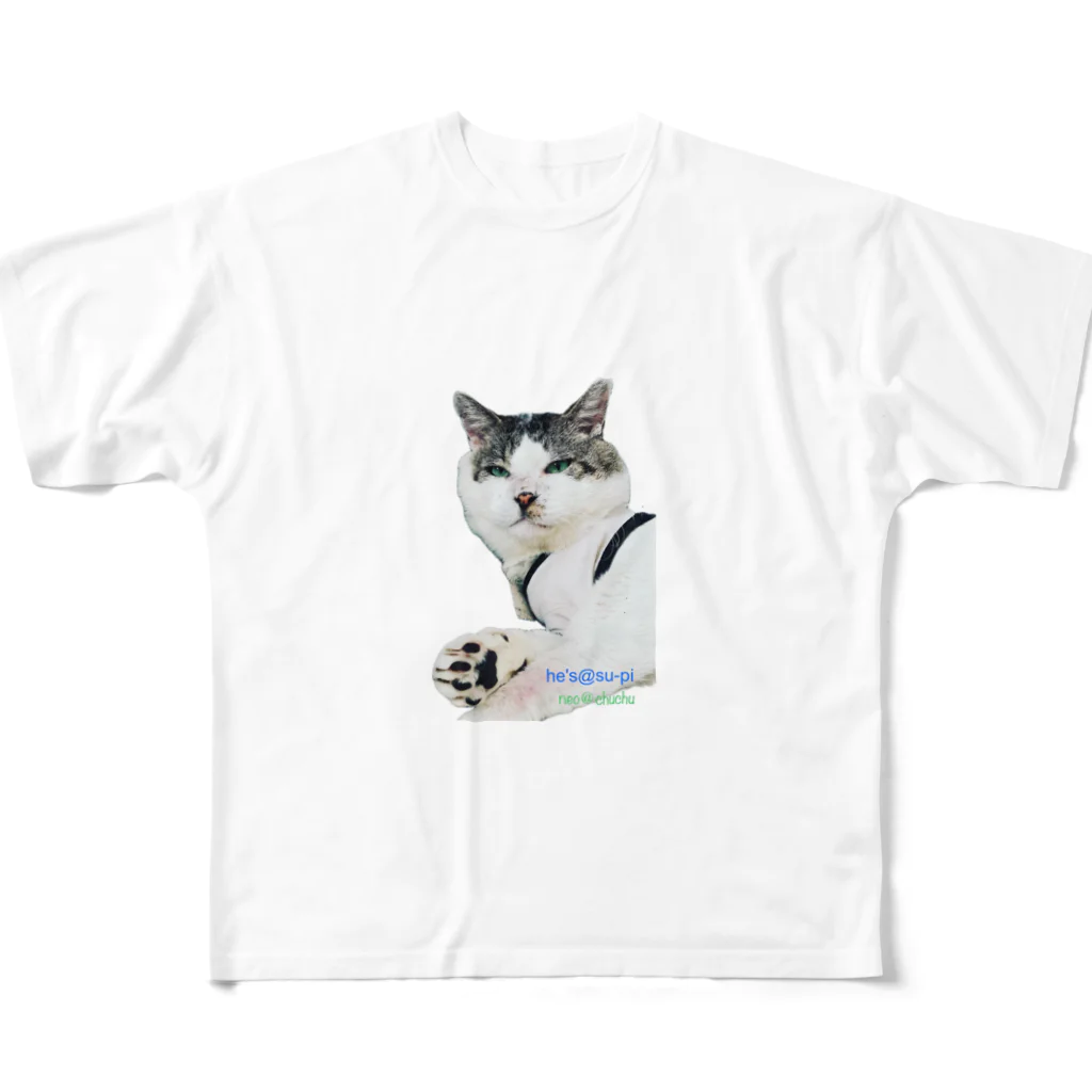 OBATAKEのsu-pi フルグラフィックTシャツ