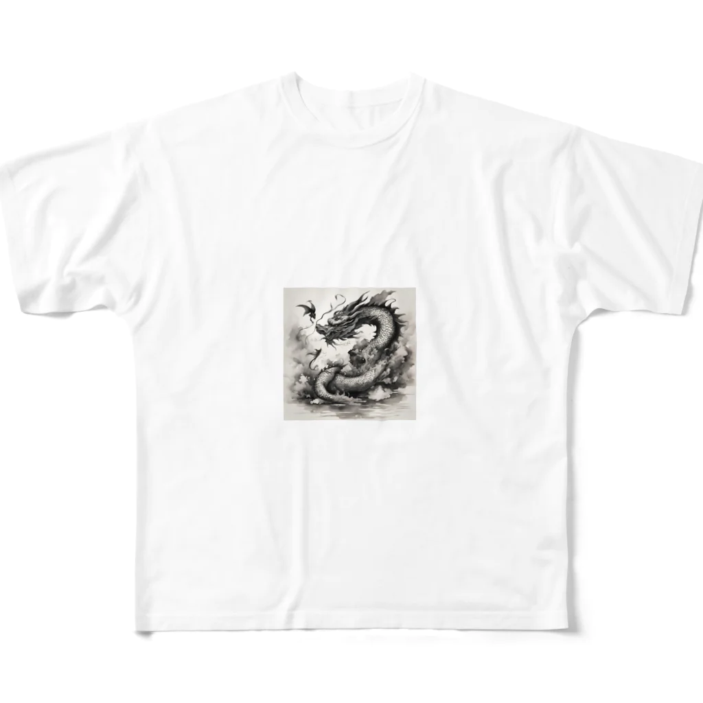 070-7412-0063の舞龍 All-Over Print T-Shirt