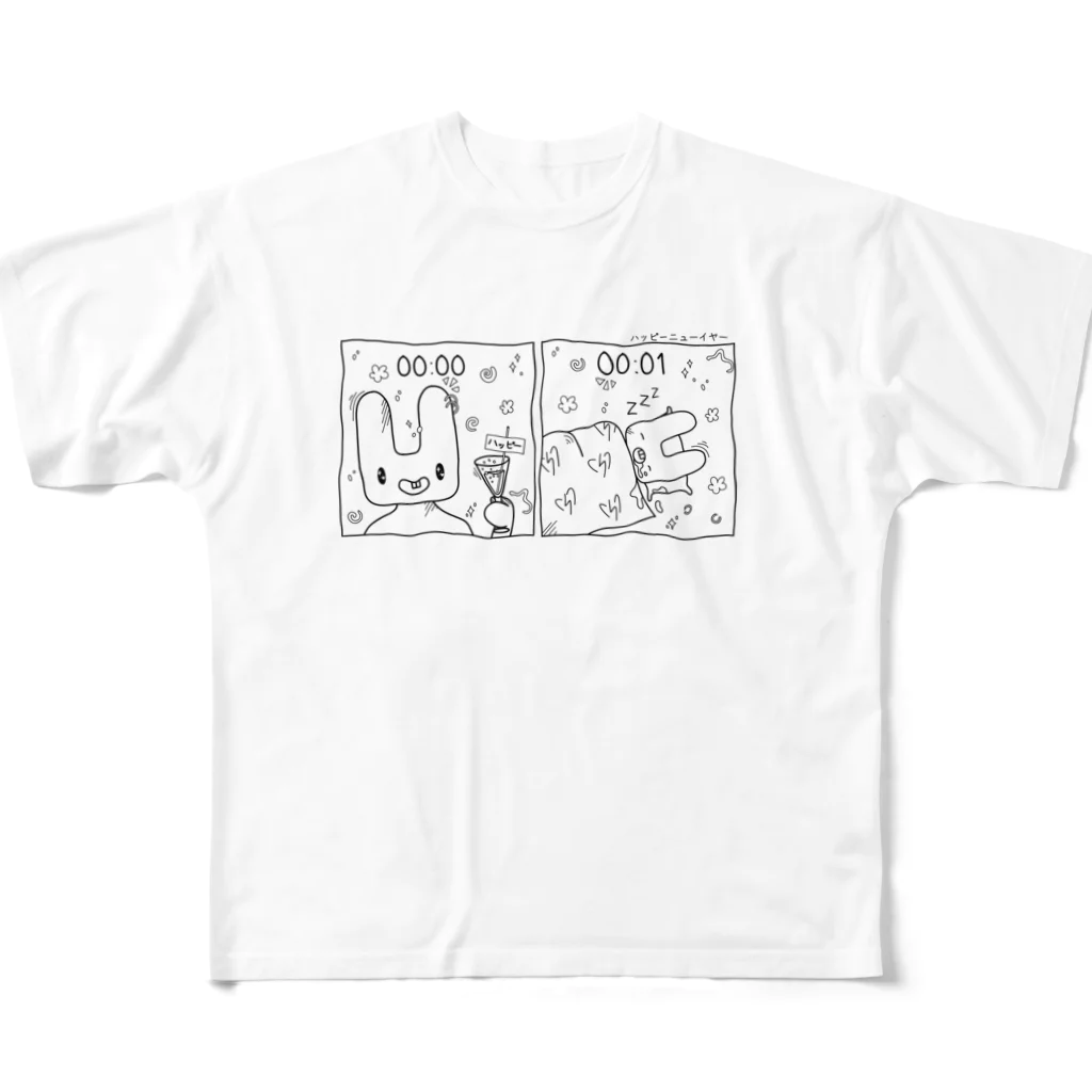 オウトロジョルヘ のニューイヤー , New yeaR! All-Over Print T-Shirt