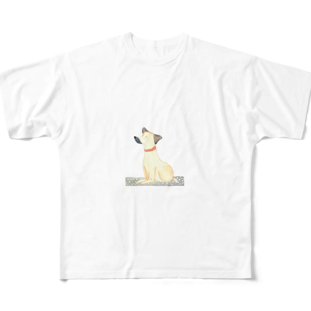 kuppychanのいぬっころ フルグラフィックTシャツ