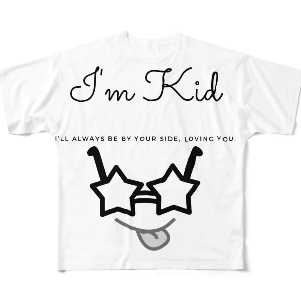 Atelier CitrusのI'm Kid フルグラフィックTシャツ