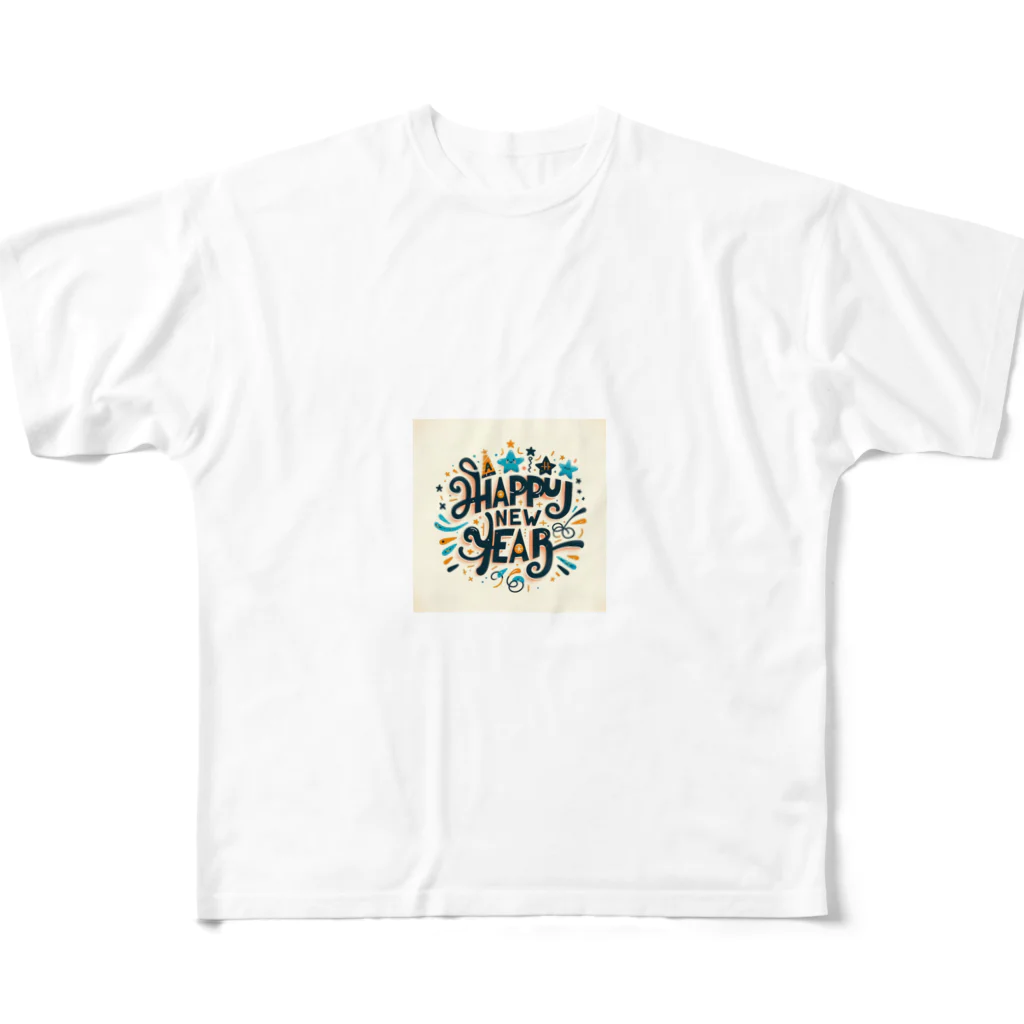 pupu_ququのA HAPPY NEW YEAR All-Over Print T-Shirt