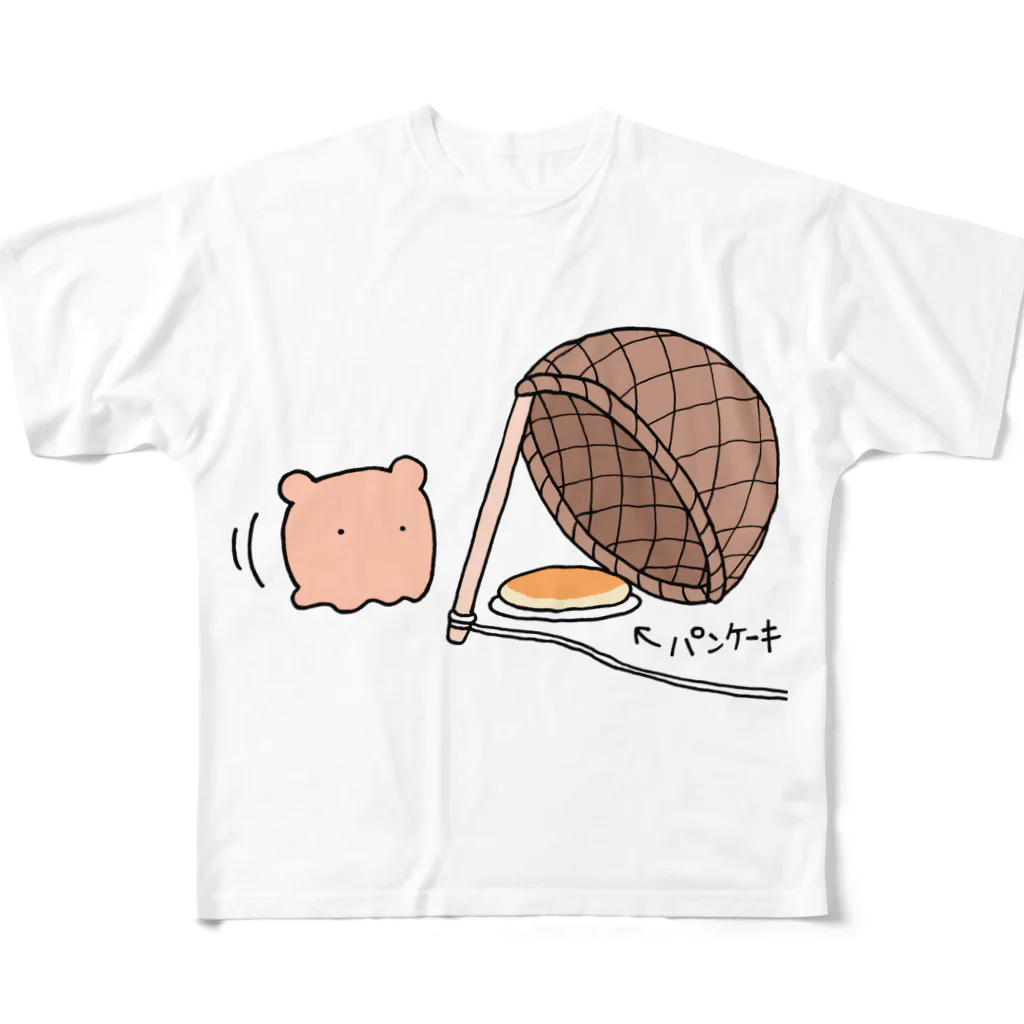 すぎもとゆうまのお店の罠にかかりそうなメンダコ フルグラフィックTシャツ