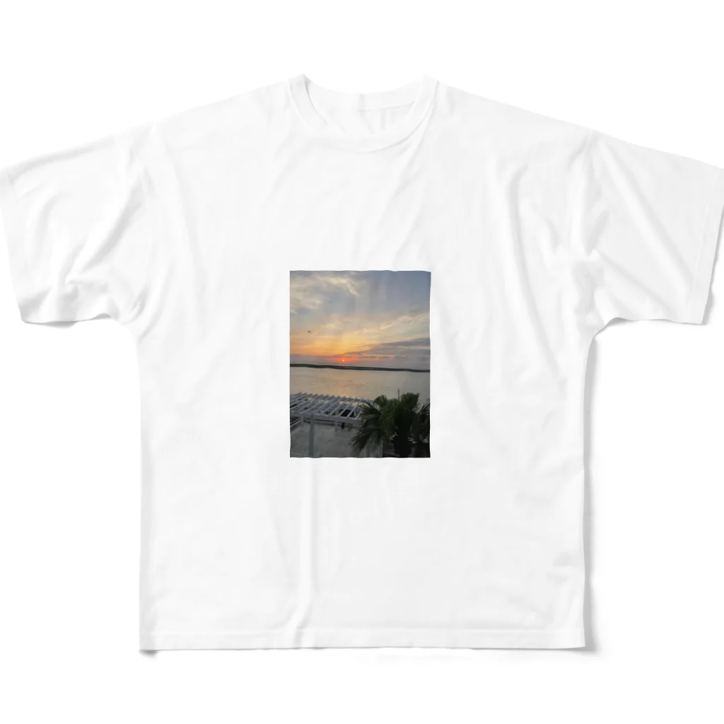 tera_ryoの夕焼け フルグラフィックTシャツ