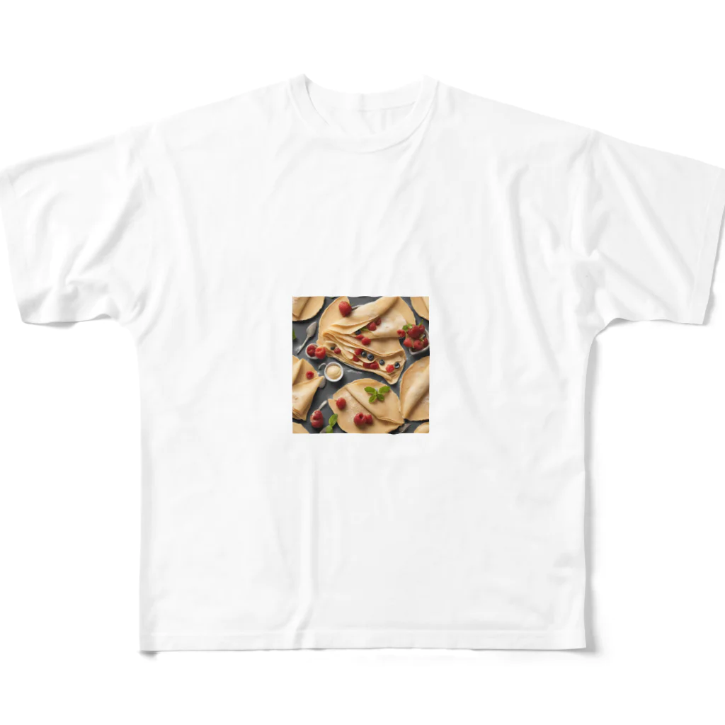 Dancing Sweets のダンシングクレープ All-Over Print T-Shirt