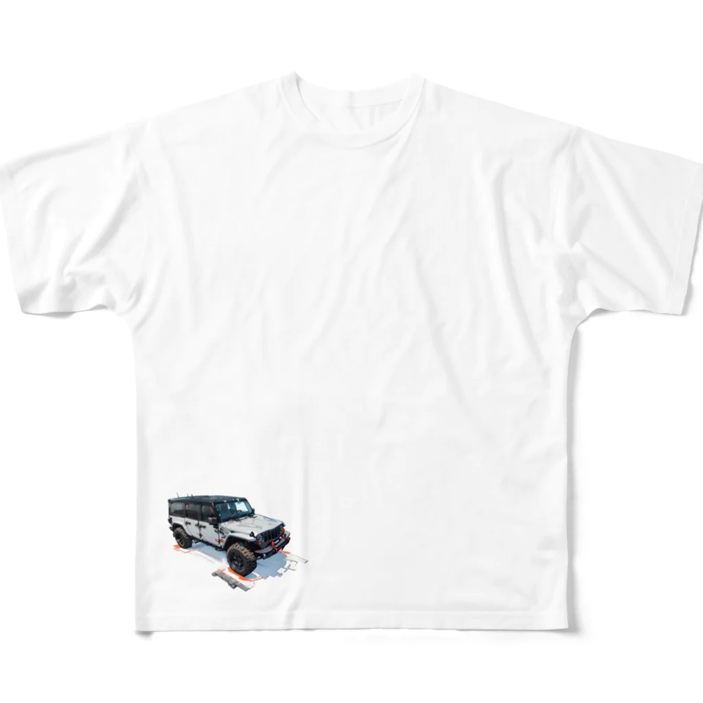 onzo_BGMの4wd1 フルグラフィックTシャツ