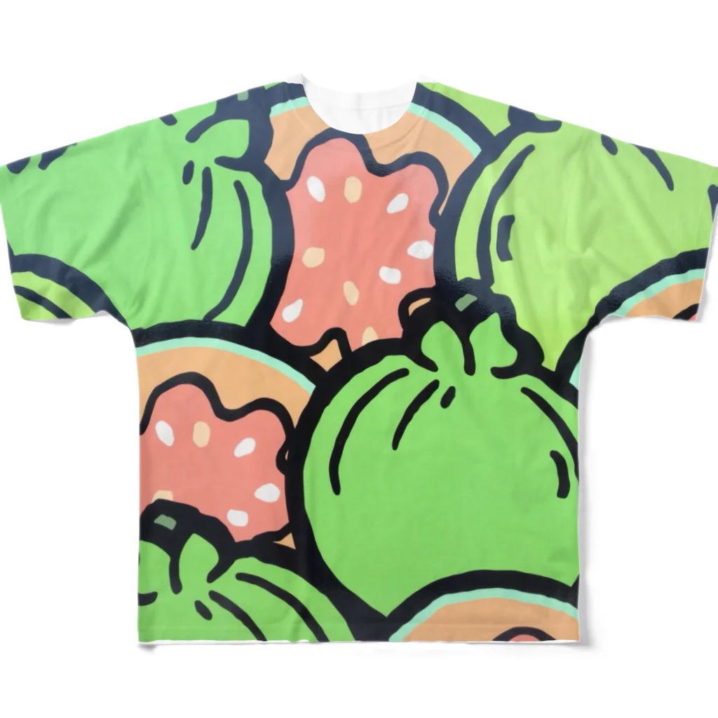 jamkichiのぐぁばぁ All-Over Print T-Shirt