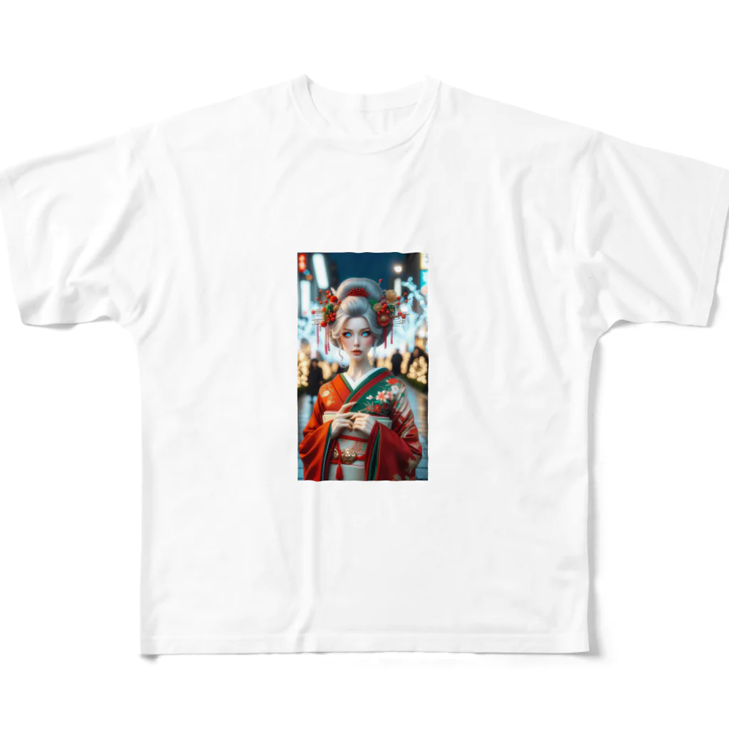 Modern Masteryの和洋折衷クリスマス All-Over Print T-Shirt