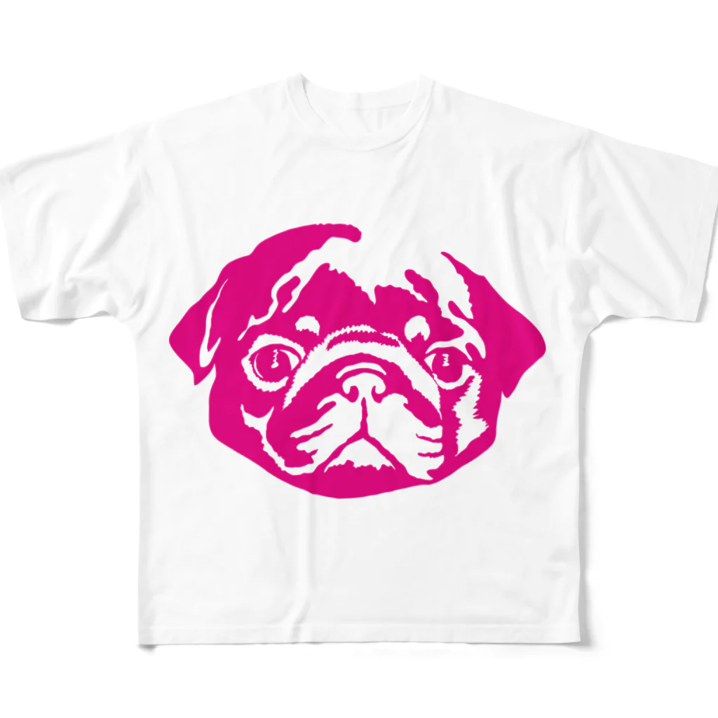 francesca_japanのfrancesca pink All-Over Print T-Shirt