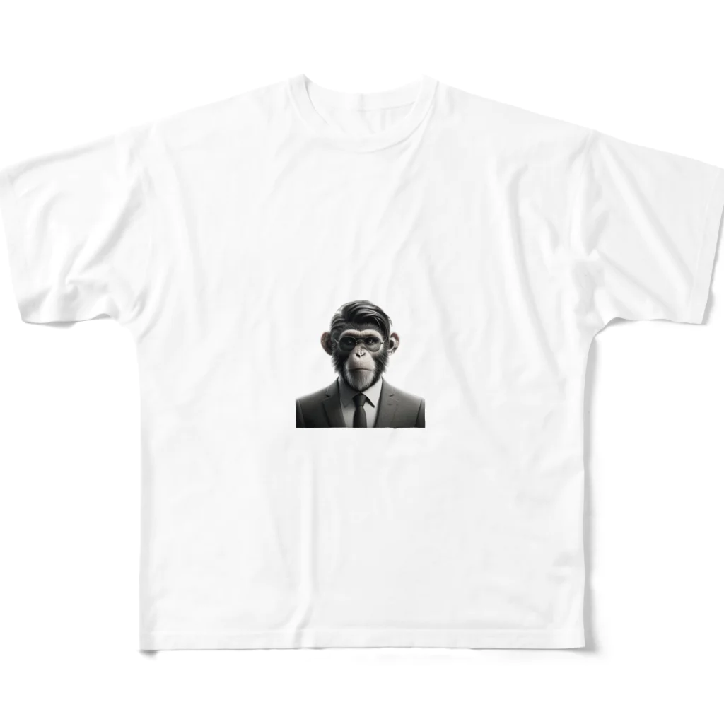 koo8のエリートモンキー フルグラフィックTシャツ