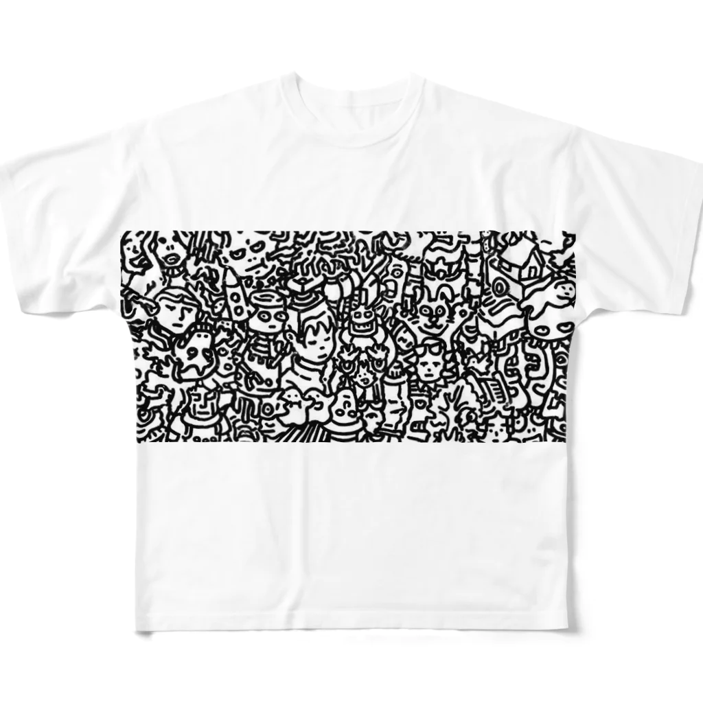 dechi'sの0042 フルグラフィックTシャツ