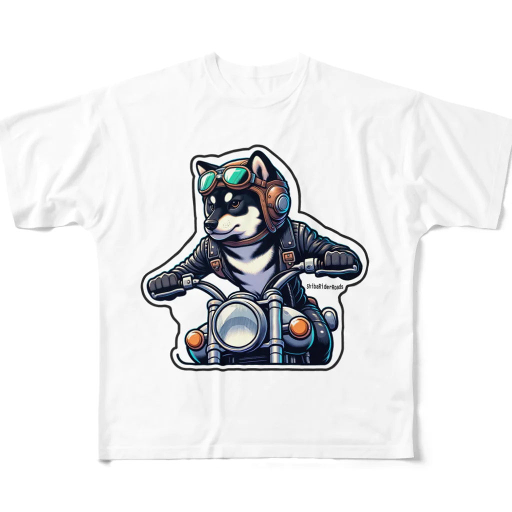 シバライダーロードの柴ライダーロード フルグラフィックTシャツ