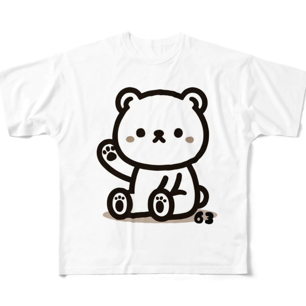 romiromi☆6363のROMIKUMA フルグラフィックTシャツ