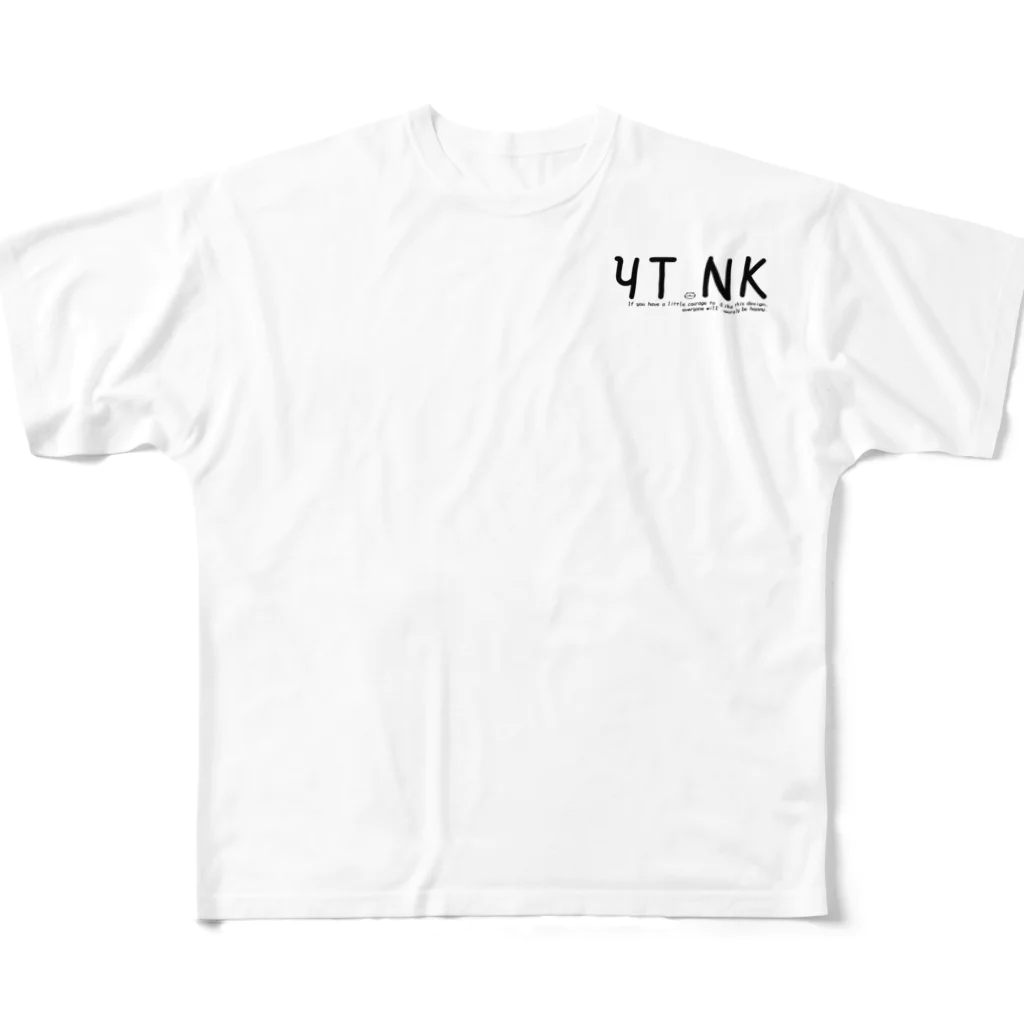 YUTANEKO公式ショップのボンネットバス All-Over Print T-Shirt