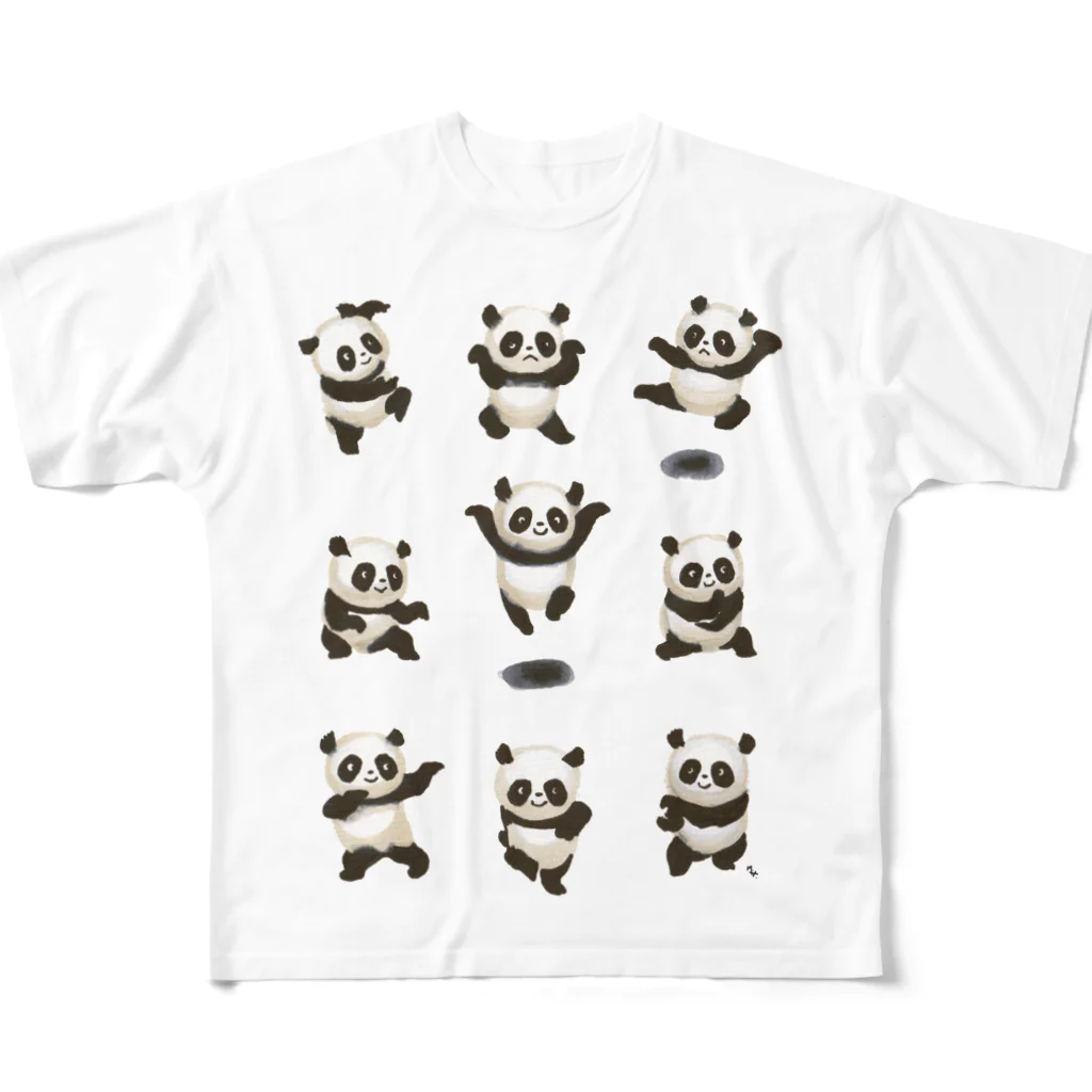 segasworksの功夫のパンダちゃん All-Over Print T-Shirt