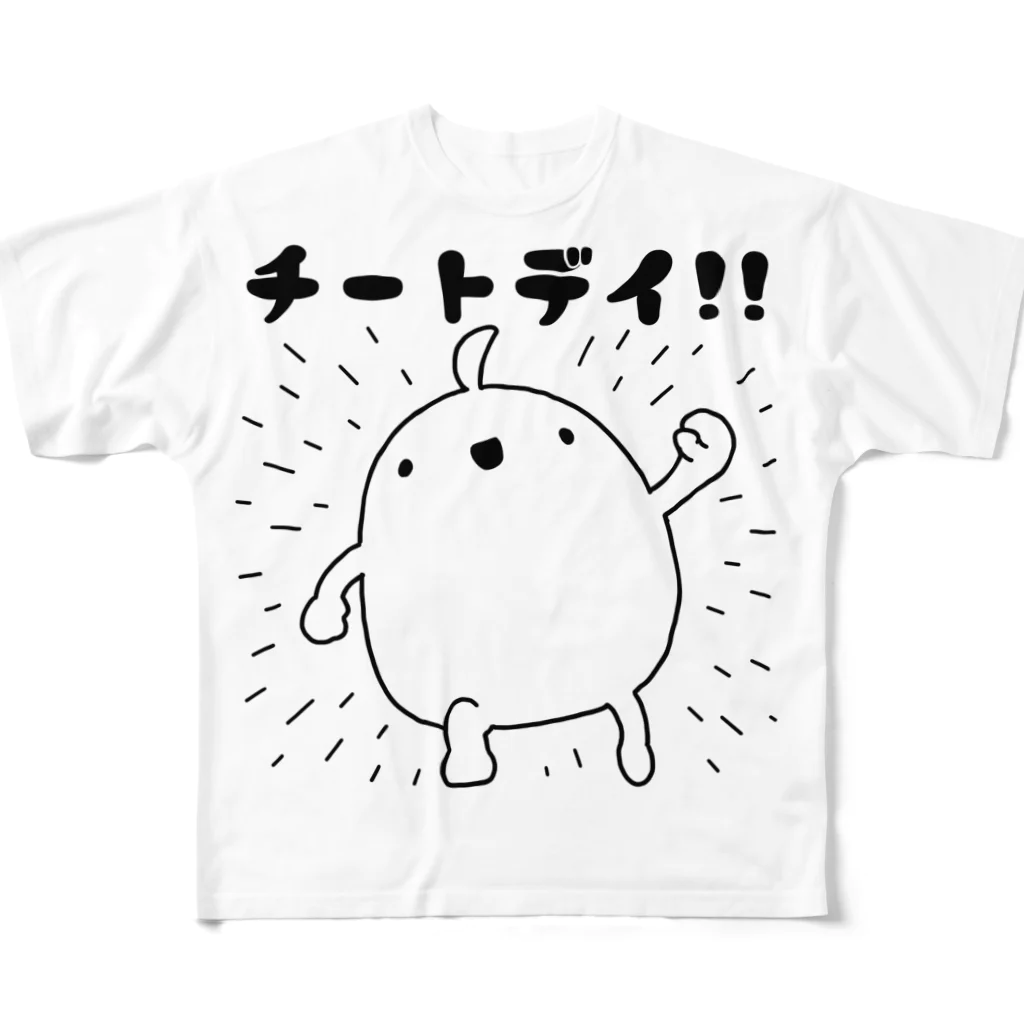 うさやのチートデイ!! フルグラフィックTシャツ