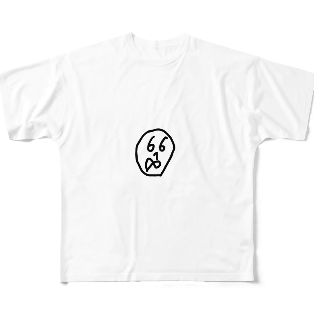 koja_laboの数字で顔作りました！パート2 All-Over Print T-Shirt