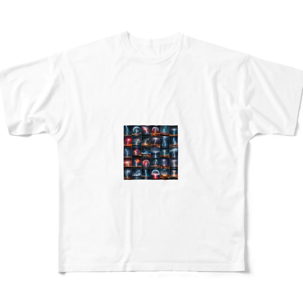 mitsuo712の雷 All-Over Print T-Shirt