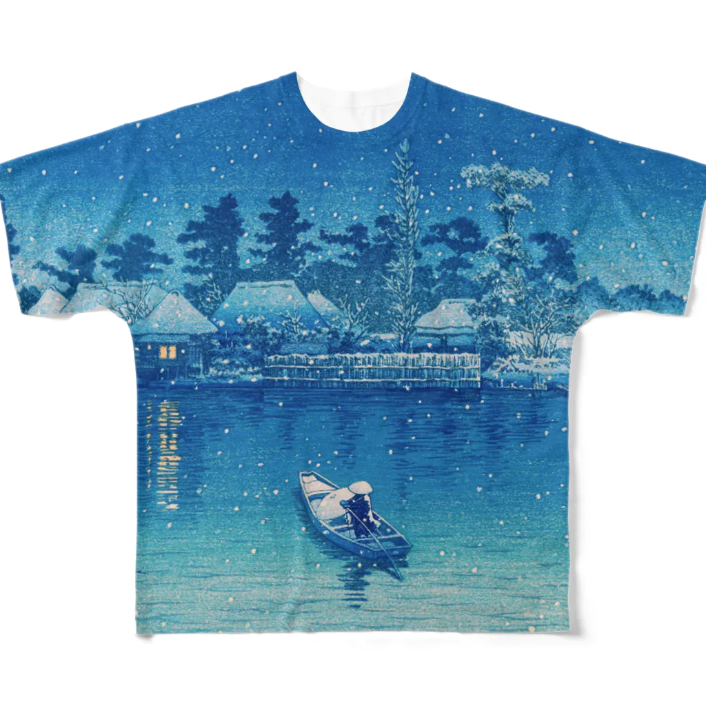 sachiko_goodsの法輪寺の月 All-Over Print T-Shirt