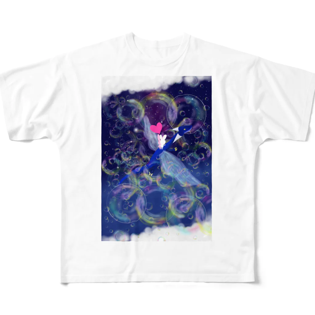 haa-taの夜間飛行 All-Over Print T-Shirt