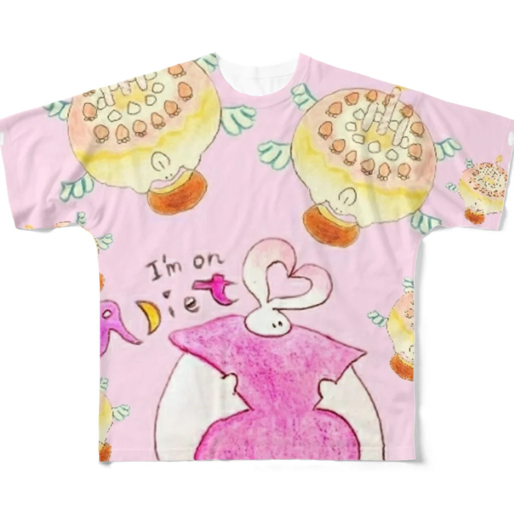 maesae-youmeのまふふなゆうわく All-Over Print T-Shirt