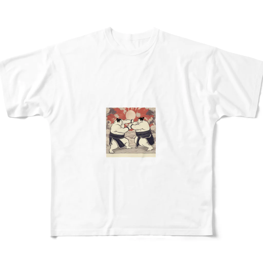 wowwooのSUMOU All-Over Print T-Shirt