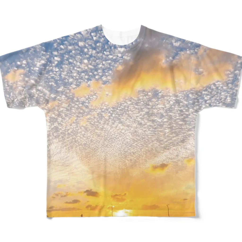 makoyama510のsummer evening フルグラフィックTシャツ