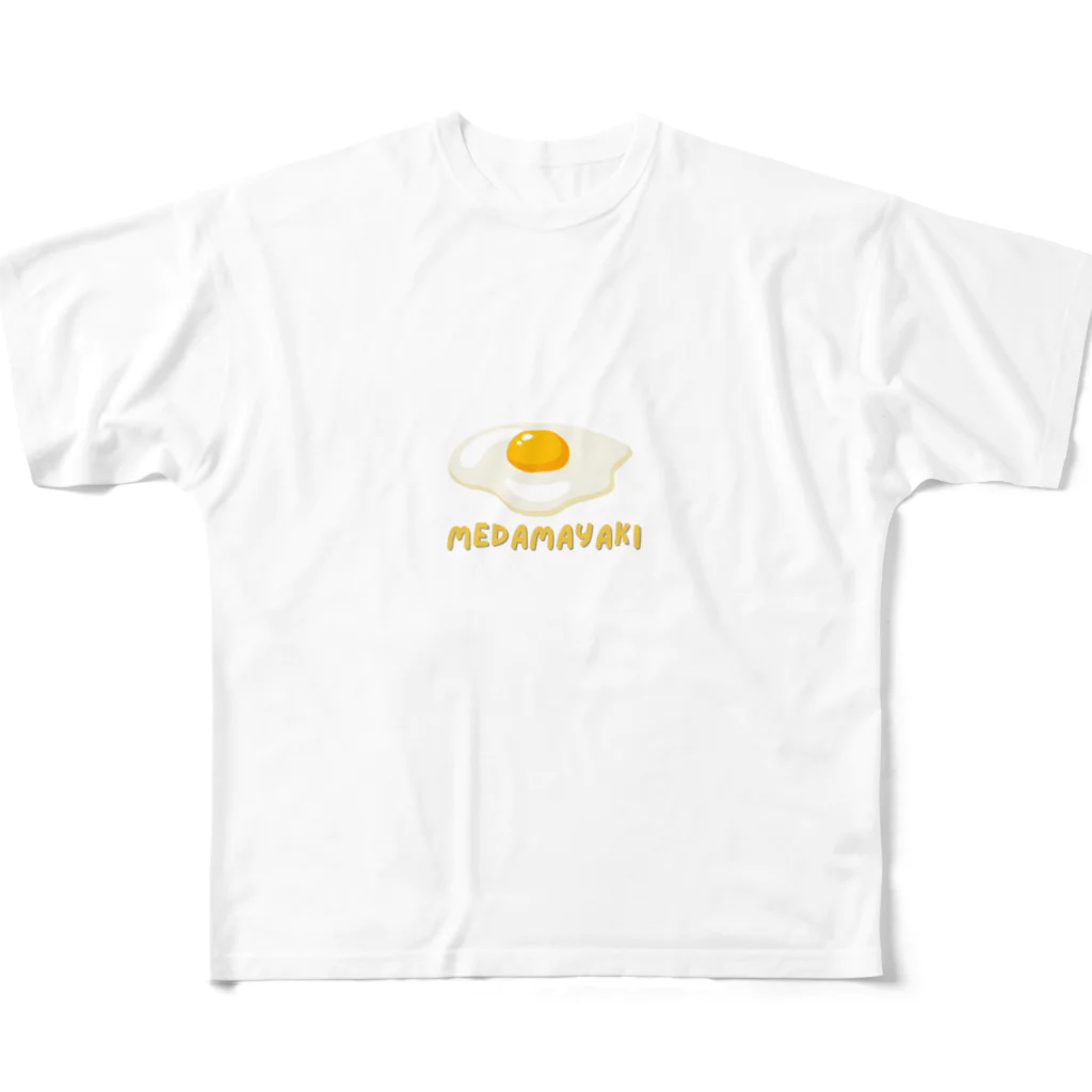 fiiikaのおいしそうな目玉焼き フルグラフィックTシャツ