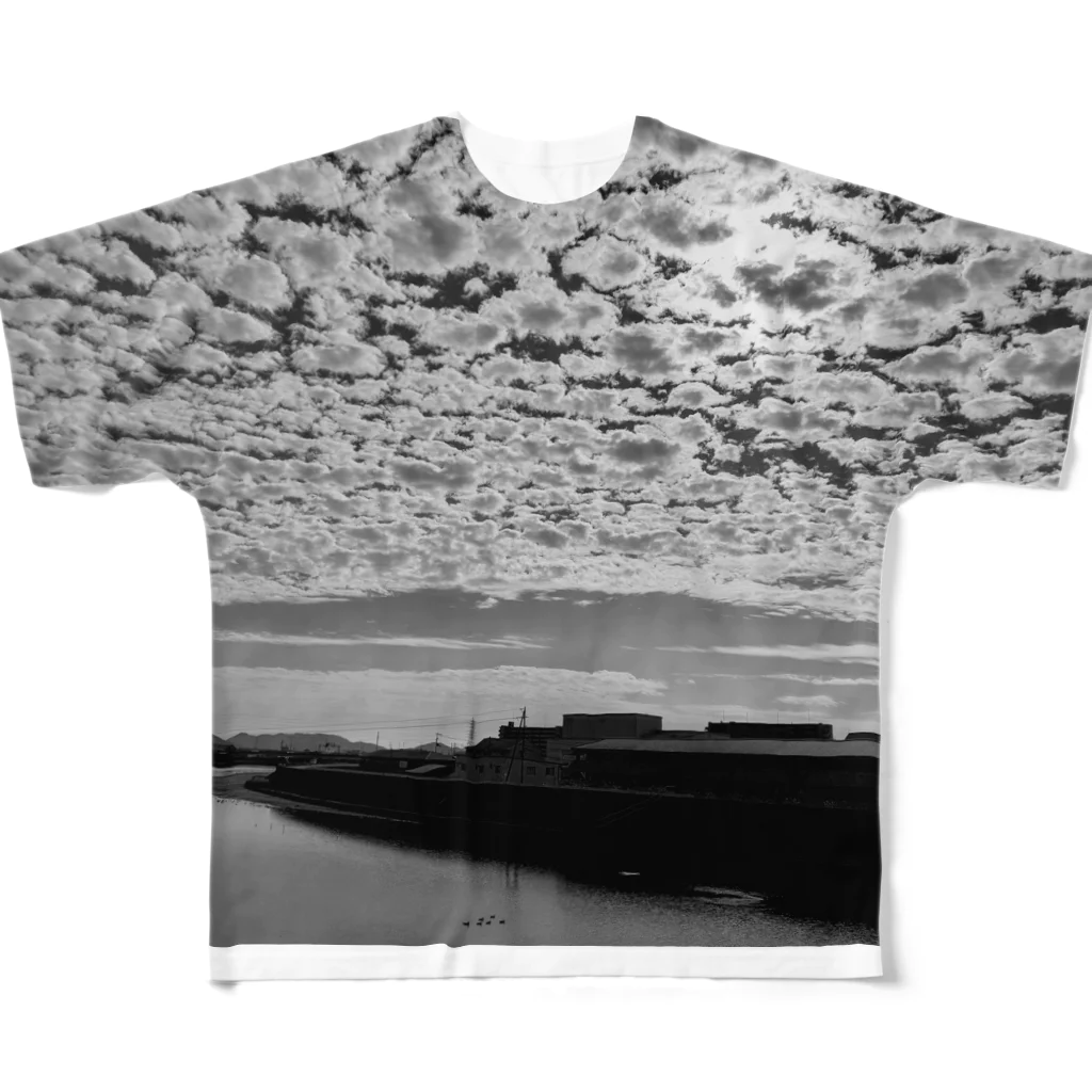 yashi03の冬空 All-Over Print T-Shirt