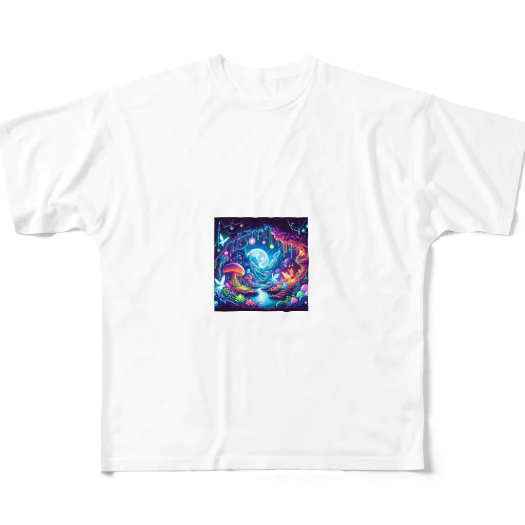 PiXΣLのExciting creatures / type.1 All-Over Print T-Shirt