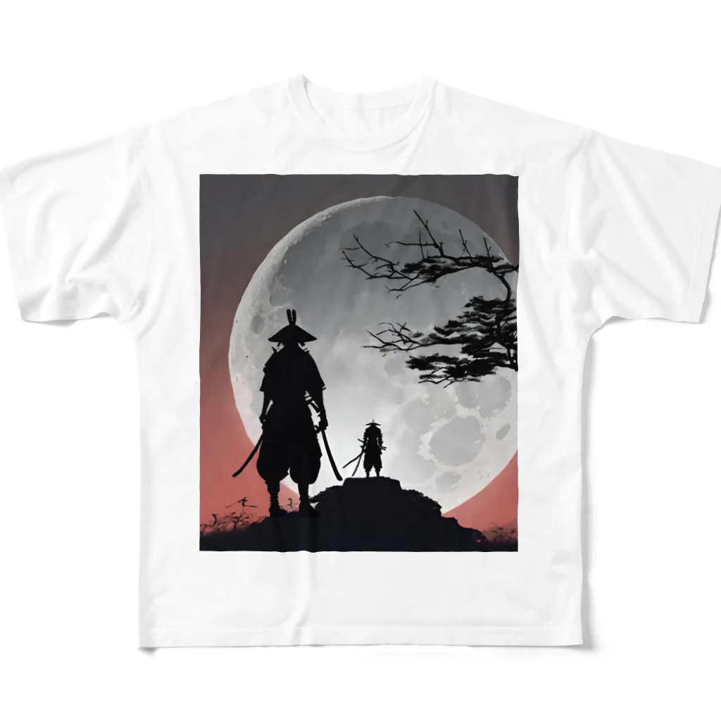 JAPANSTANDのSAMURAI ～対～ All-Over Print T-Shirt