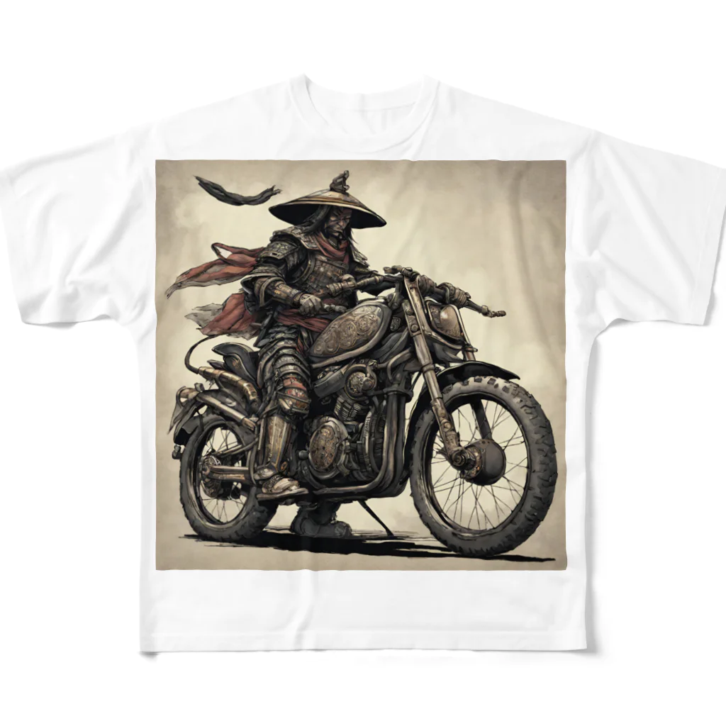 onikuの侍ライダー All-Over Print T-Shirt