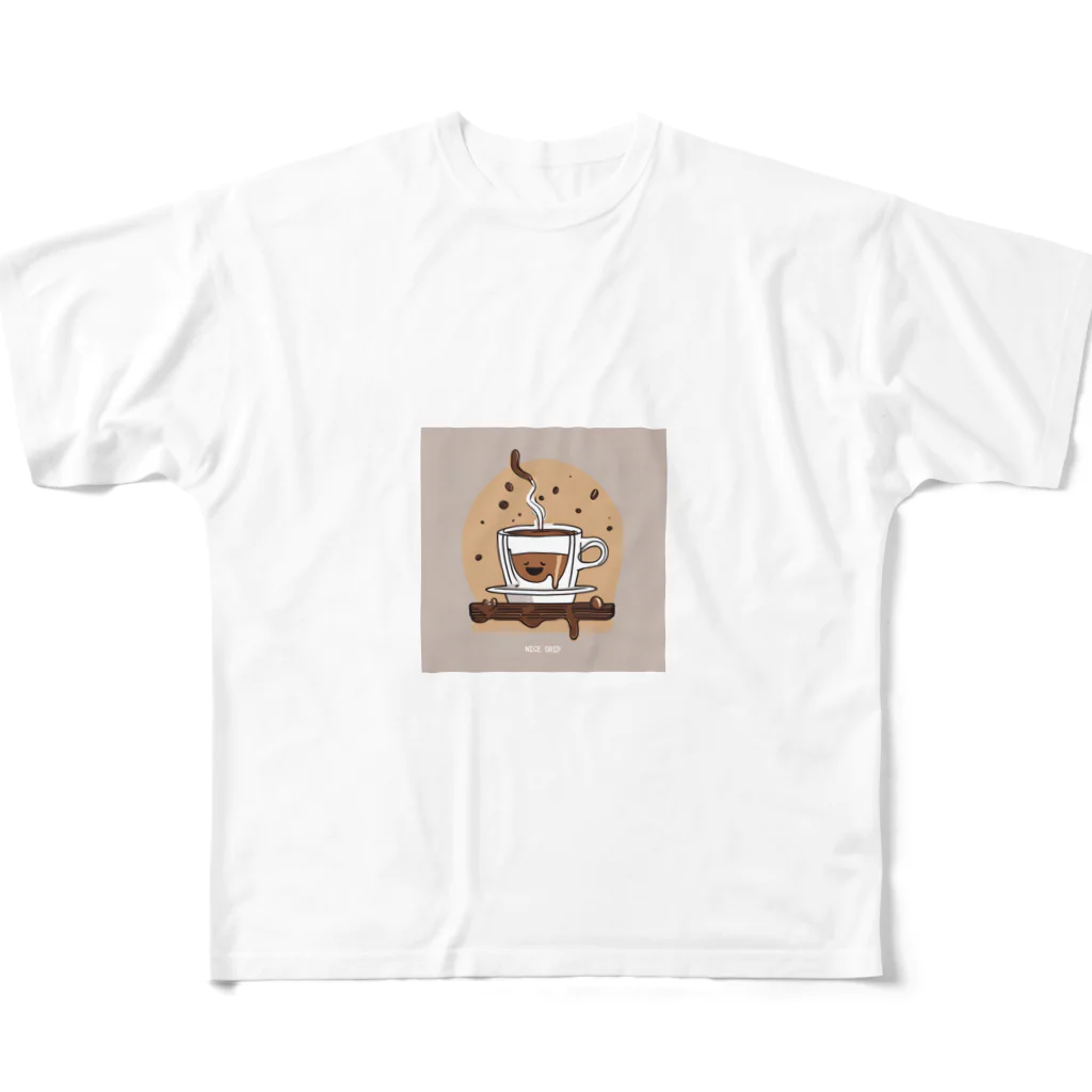 ナイスドリップくんのナイスドリップくん All-Over Print T-Shirt