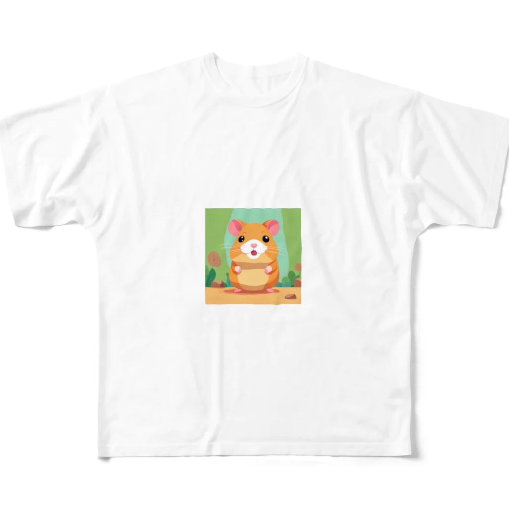 cleargのハムスター大好き All-Over Print T-Shirt