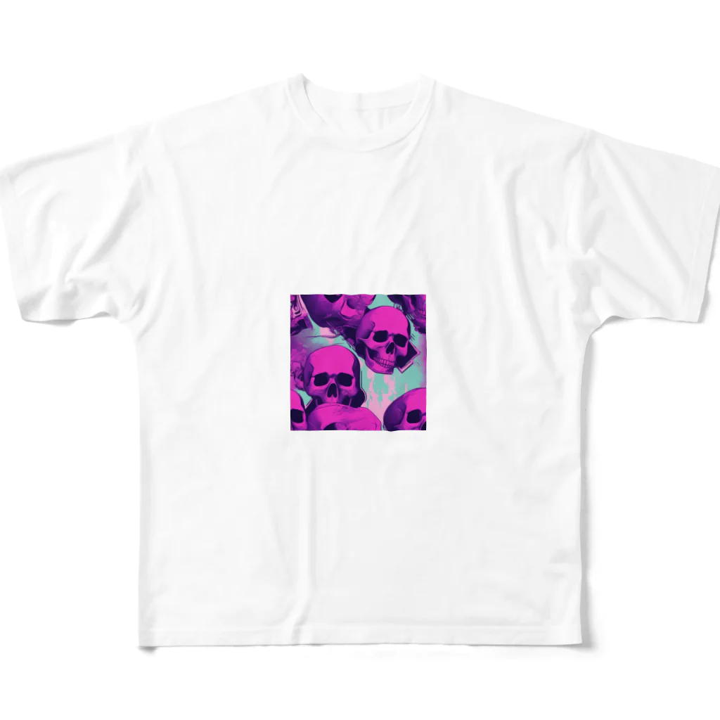 mixart109のスカルアート All-Over Print T-Shirt
