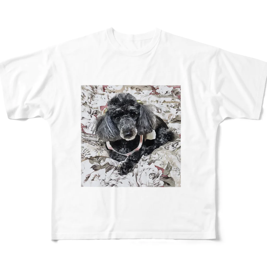 黒トイプーのハナの黒トイプーハナのグッズ All-Over Print T-Shirt