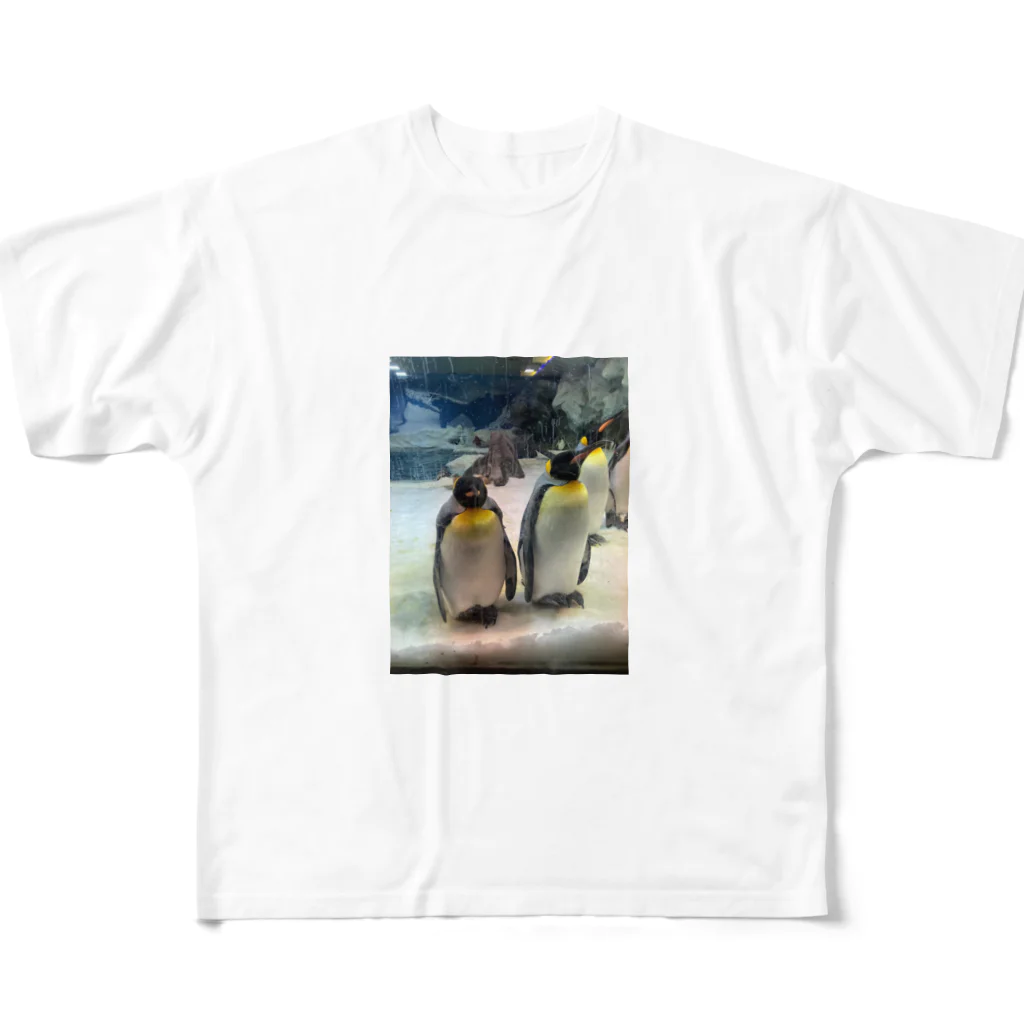 YASUE ABE JPのAin't in Antarctica フルグラフィックTシャツ
