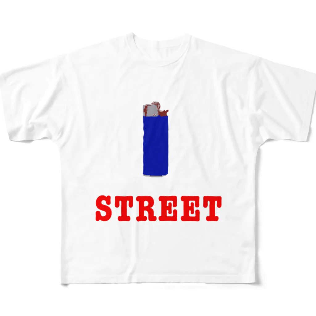 asitakouenのSTREET フルグラフィックTシャツ