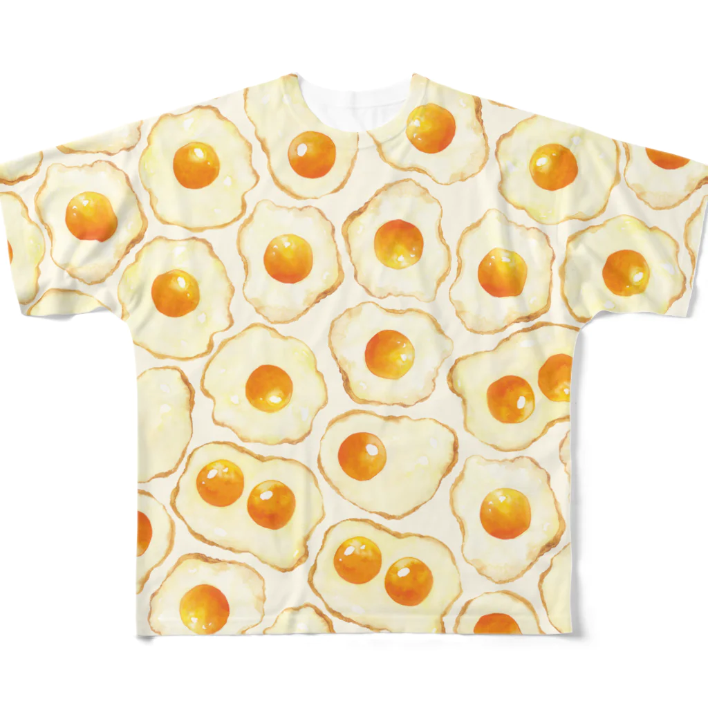 さとろくの目玉焼きTシャツ All-Over Print T-Shirt