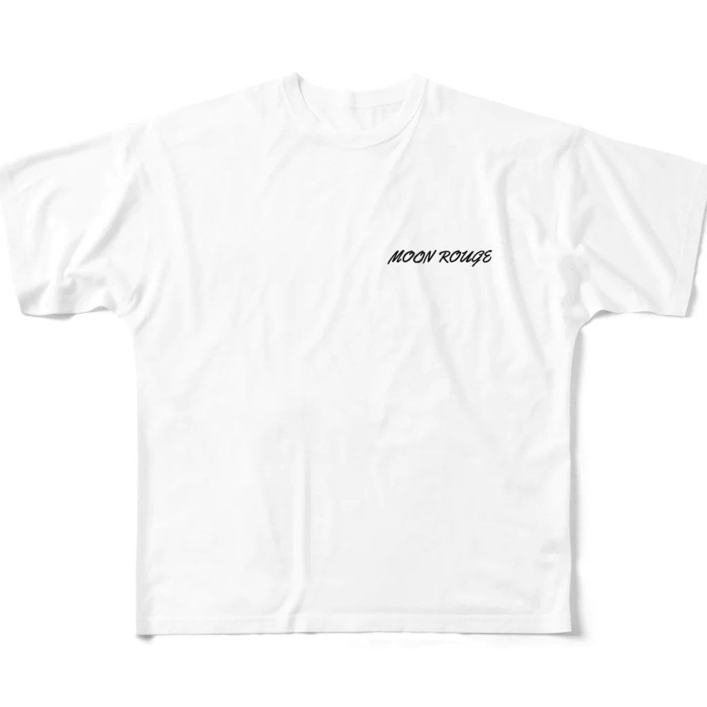 いざさんのMOON ROUGE - 紅の月の魅力をあなたに フルグラフィックTシャツ