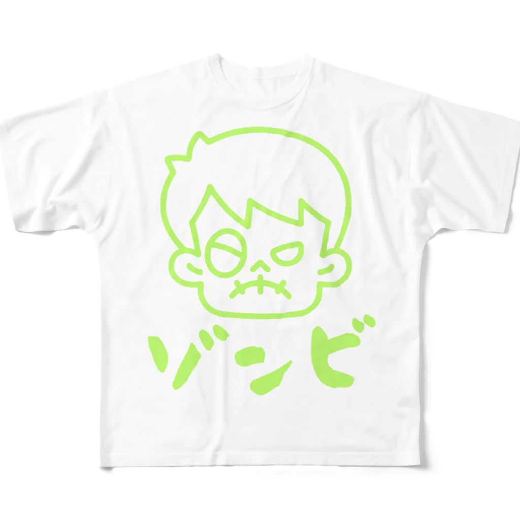 Paonのズーのゾンビくん６ フルグラフィックTシャツ