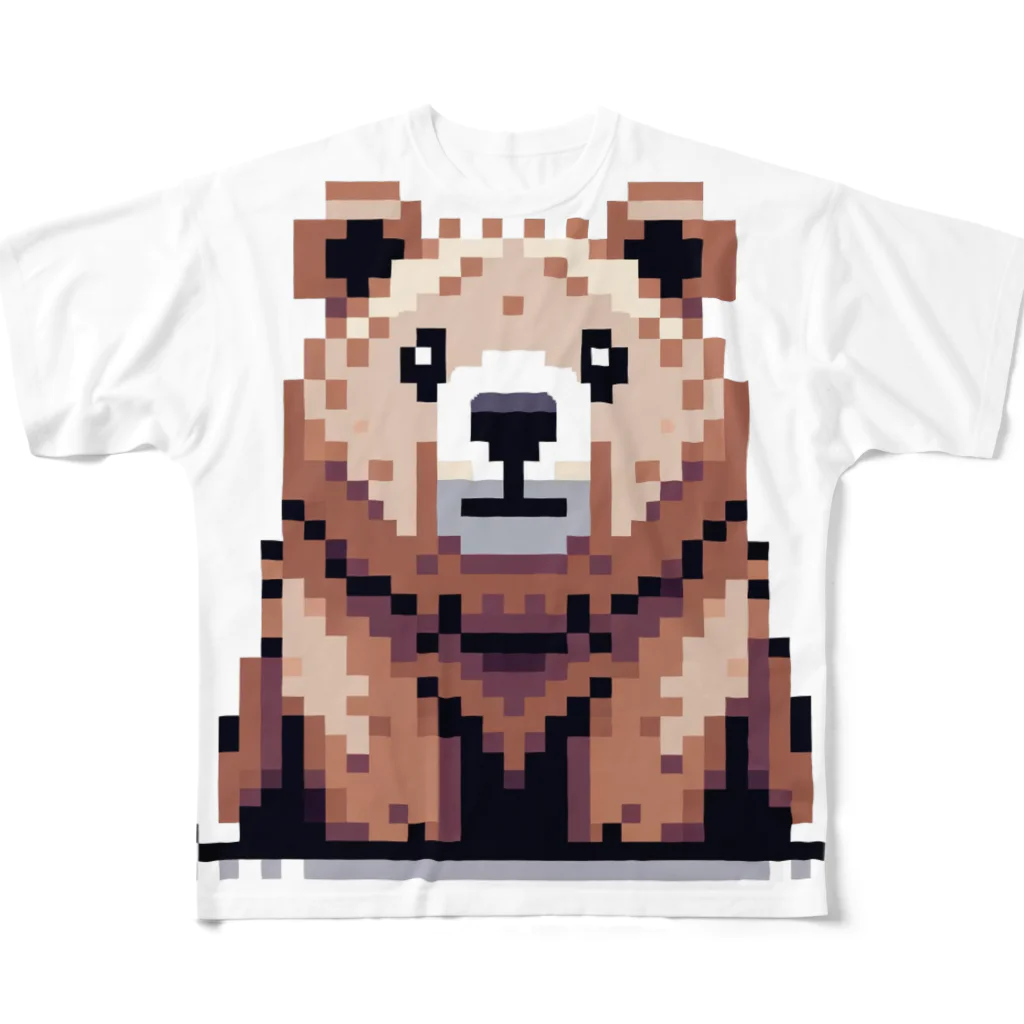 PiXΣLのbaird bear /type.1 フルグラフィックTシャツ