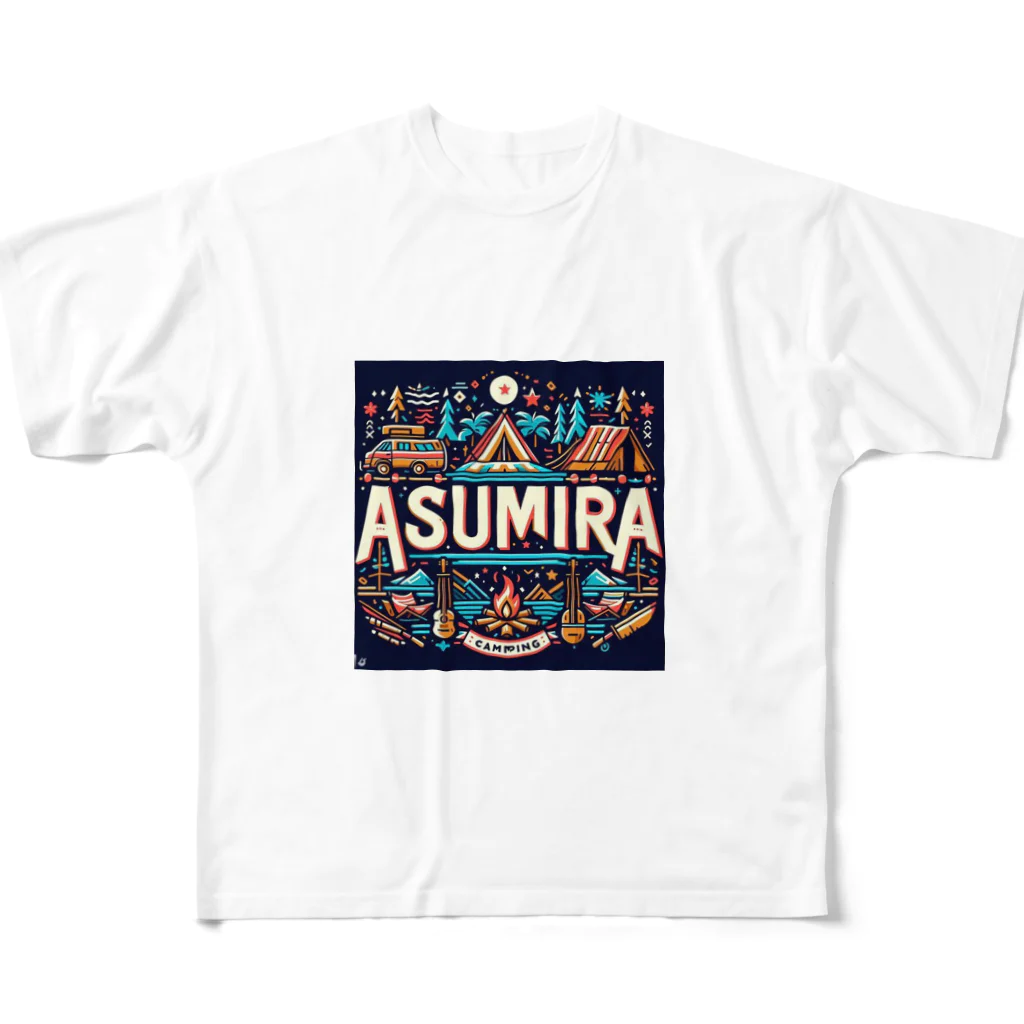 ASUMIRAの「ASUMIRA」003 フルグラフィックTシャツ