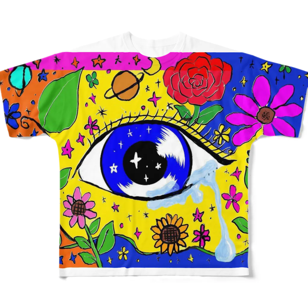 プラットフォームの真実の目 -eyes of truth- All-Over Print T-Shirt