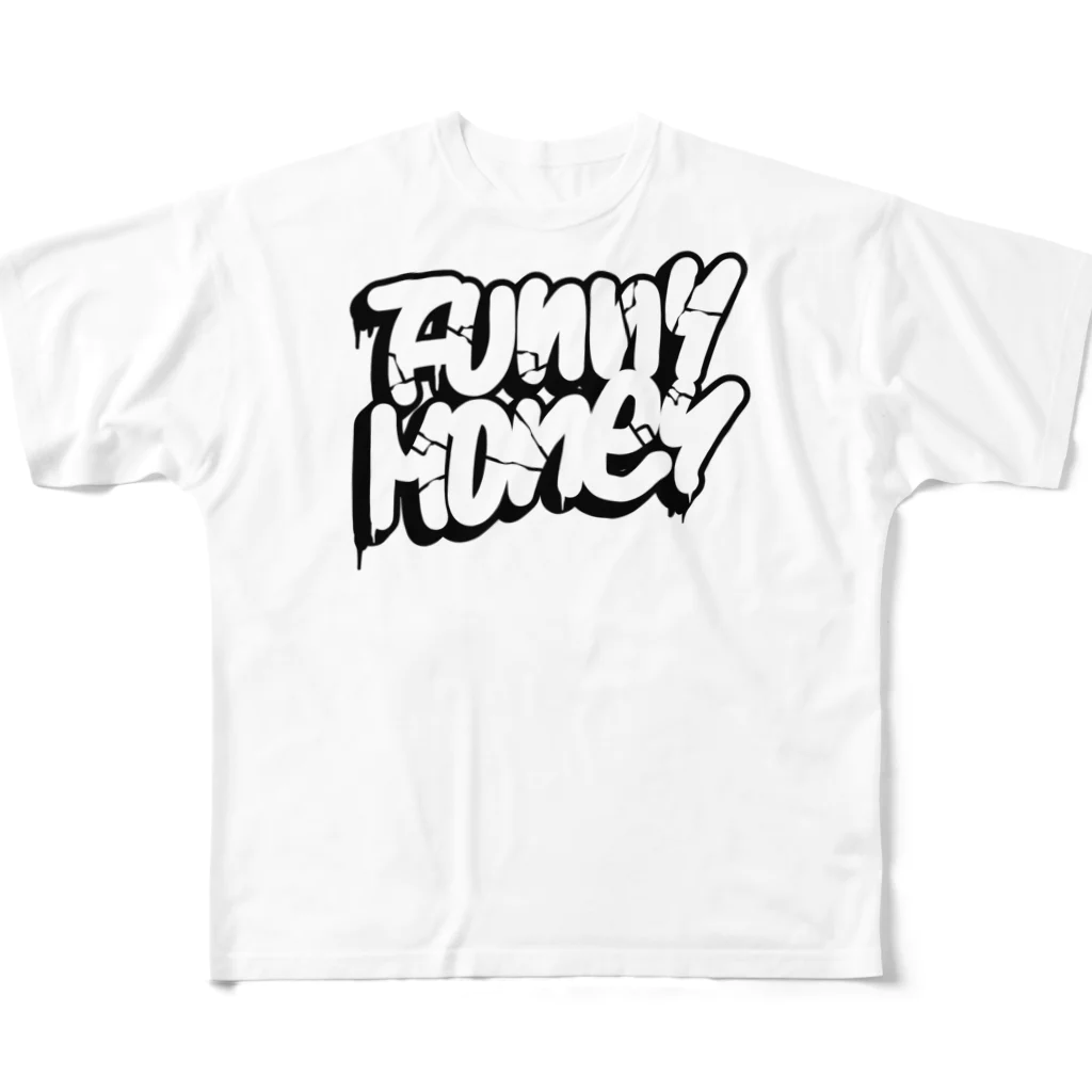 サードアイ本舗のFunny Money All-Over Print T-Shirt