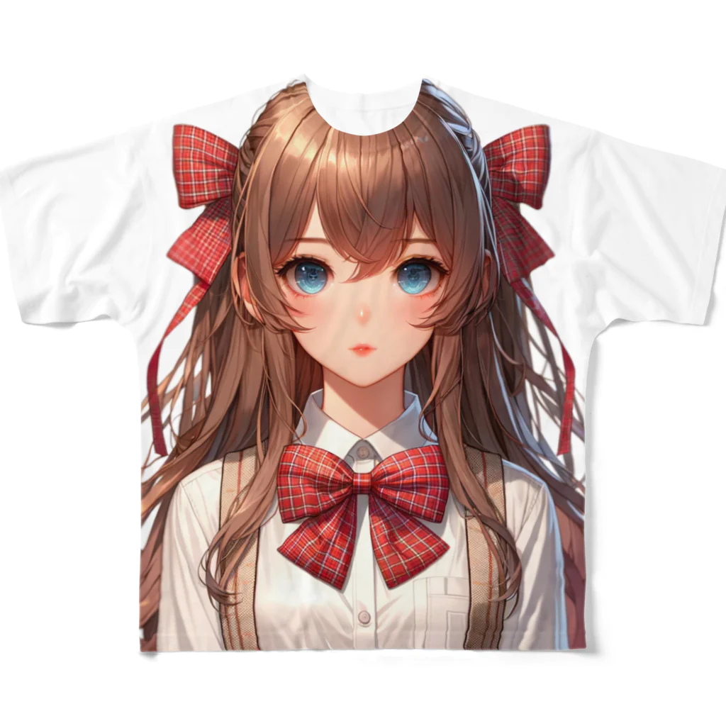 AIchan（AIイラスト）の愛022 All-Over Print T-Shirt