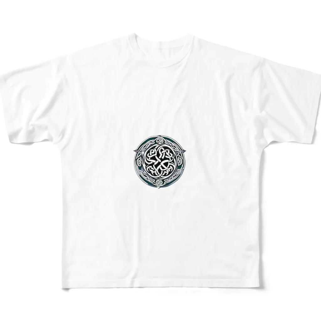 きゅりあすの発掘されたケルトの紋章 All-Over Print T-Shirt