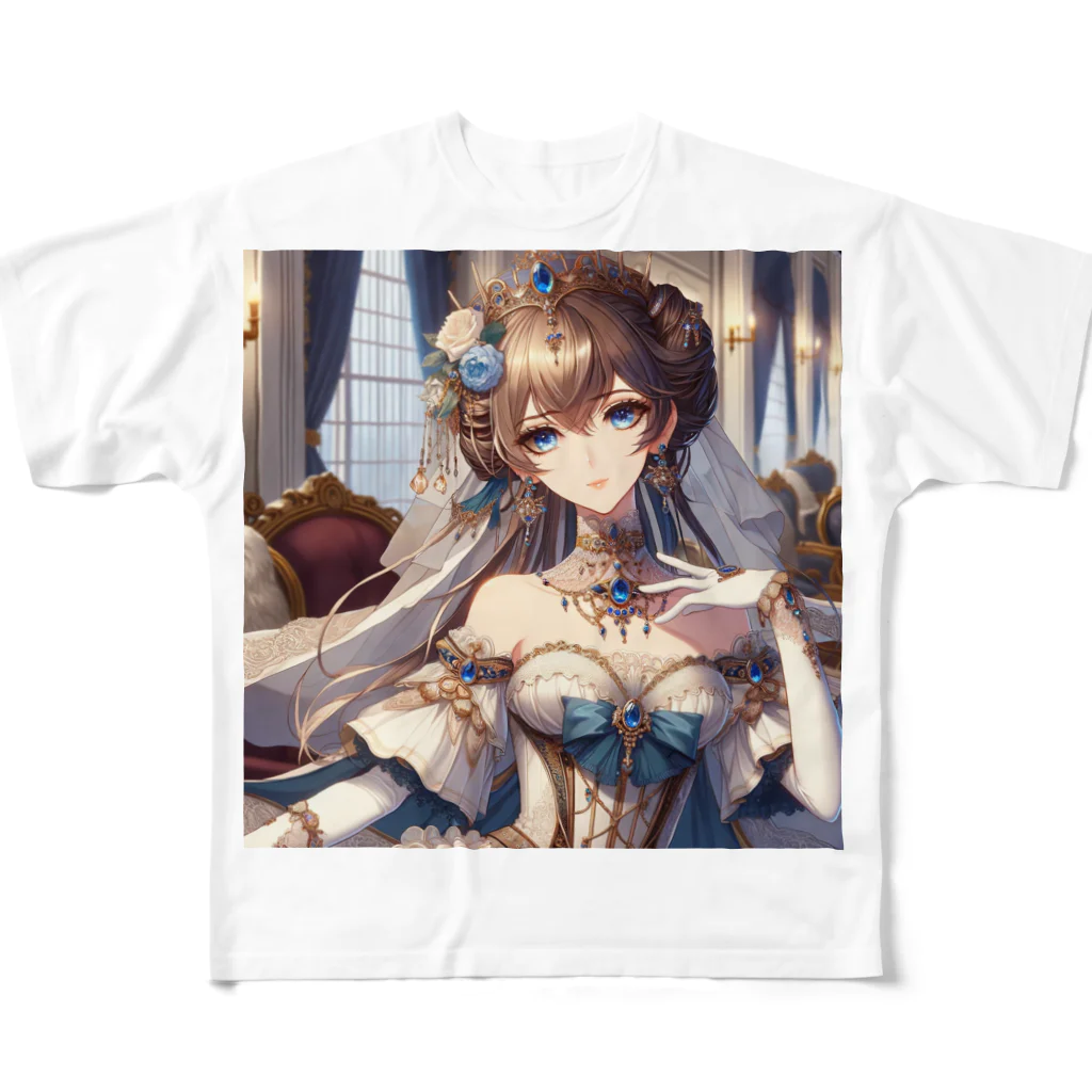 しんがんの華麗なAI美女 All-Over Print T-Shirt