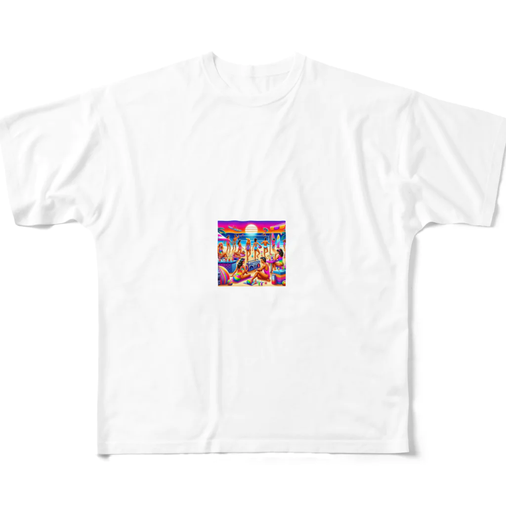 たてっぴのショップの思い出の世界へタイムトラベル！ All-Over Print T-Shirt