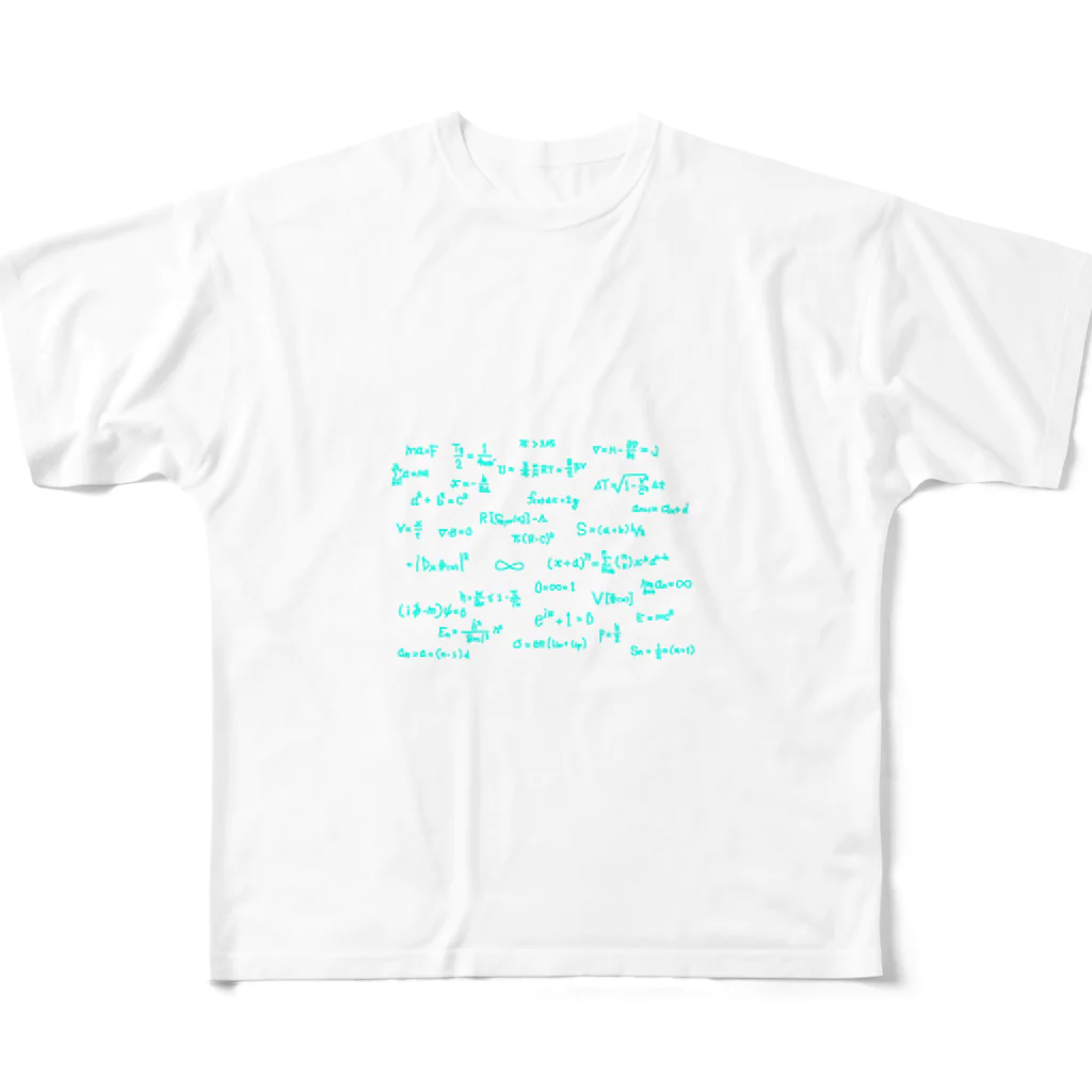 popppnの物理の数式 All-Over Print T-Shirt